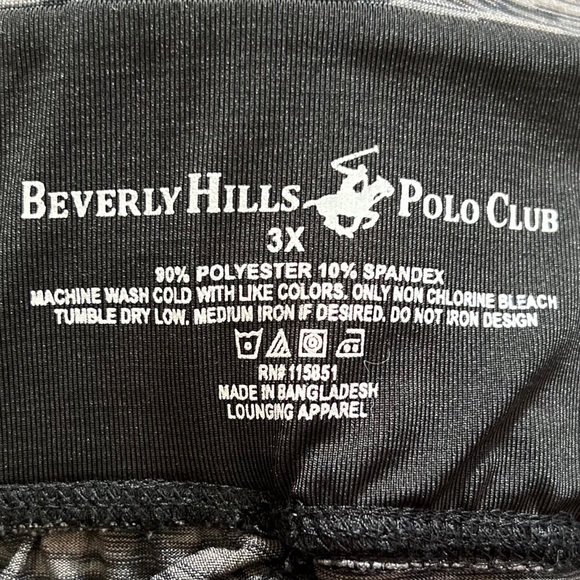 Beverly Hills Polo Women’s Plus Size Athletic Workout Capri Leggings Size 3X - Picture 5 of 5